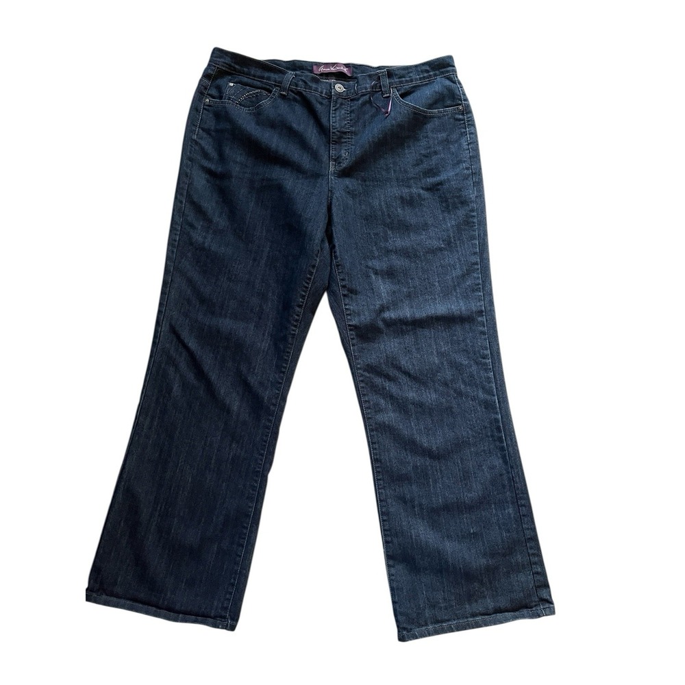 Gloria Vanderbilt Women's Size 20W Gabby Bootcut Jeans‎ Dark Wash Denim